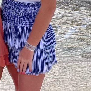 Aerie ruffle mini skirt